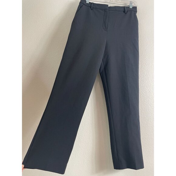 Express Womens 8R Editor Black Dress Pants Straight Leg Trousers Career Work - Picture 2 of 9